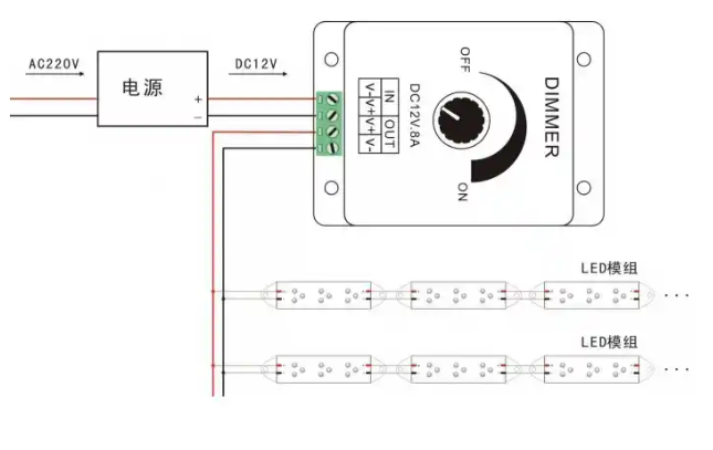 pwm调光接线?png